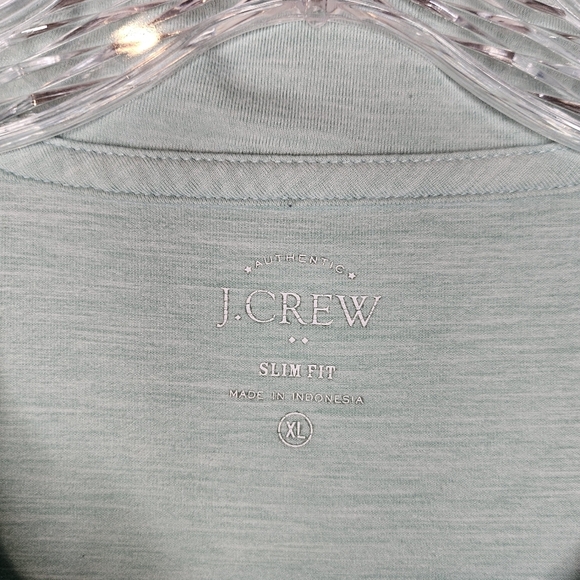 J. Crew Mens Polo Shirt Light Green Short Sleeve Classic Casual Golf Top XL - Picture 2 of 9